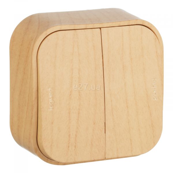 Выключатель 2-клавишный Legrand 782262 Quteo