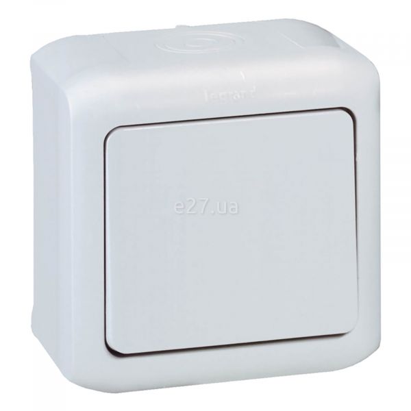 Вимикач 1-клавішний Legrand 782380 Quteo IP44