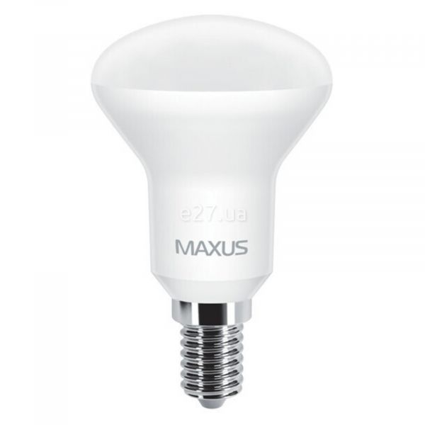 Лампа светодиодная Maxus 1-LED-554 мощностью 5W. Типоразмер — R50 с цоколем E14, температура цвета — 4100K
