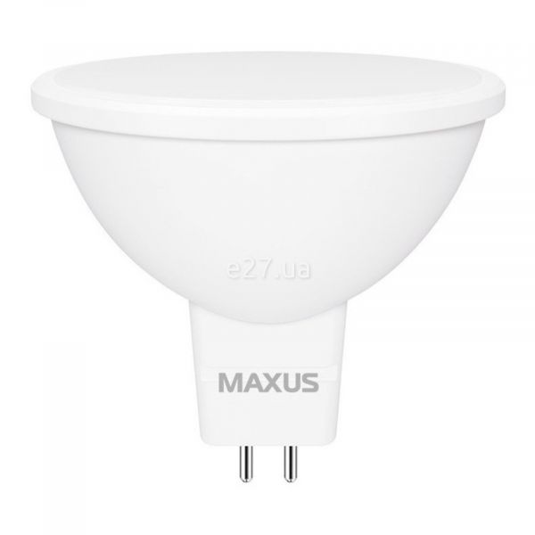 Лампа світлодіодна Maxus 1-LED-712 потужністю 5W. Типорозмір — MR16 з цоколем GU5.3, температура кольору — 4100K