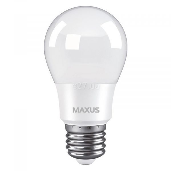 Лампа світлодіодна Maxus 1-LED-774 потужністю 8W. Типорозмір — A55 з цоколем E27, температура кольору — 4100K