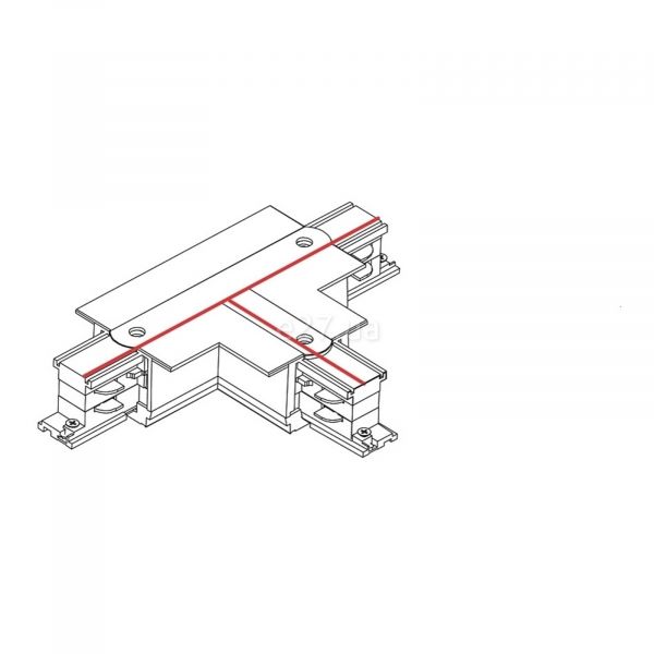 Изображение с информацией о товаре Nowodvorski 8245 Recessed Track CTLS Recessed Power T Connector Right 1 (T-R1)