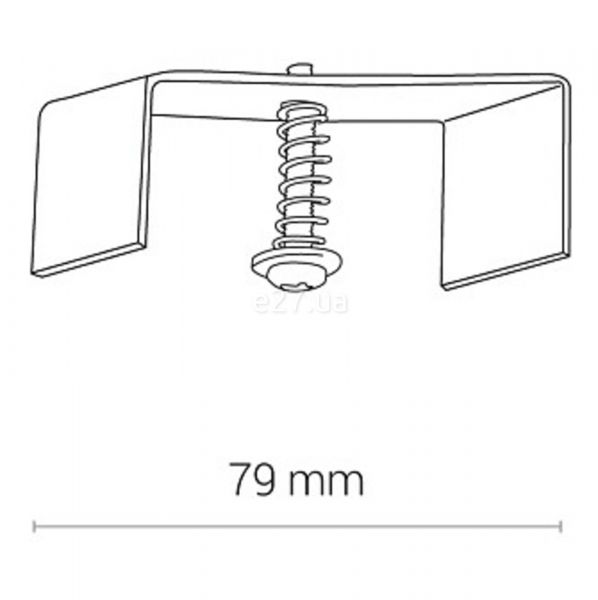 Размеры товара Nowodvorski 8306 Recessed Track CTLS Recessed Fixing Set, габариты