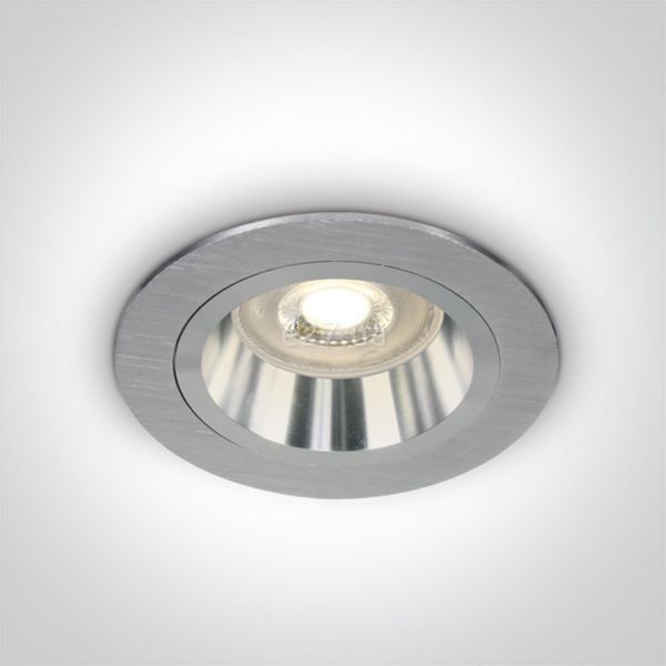 Точечный светильник One Light 10105ALG/AL The Dark Light Dual Ring Range Aluminium