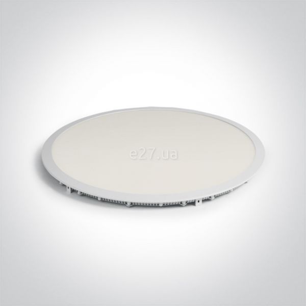 Стельовий світильник One Light 10148PE/W/C The 40-48W Round Recessed Panels Die Cast