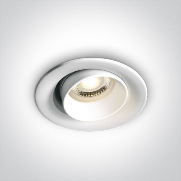 Точковий світильник One Light 11105D6/W The Dark Light Tube Range Aluminium