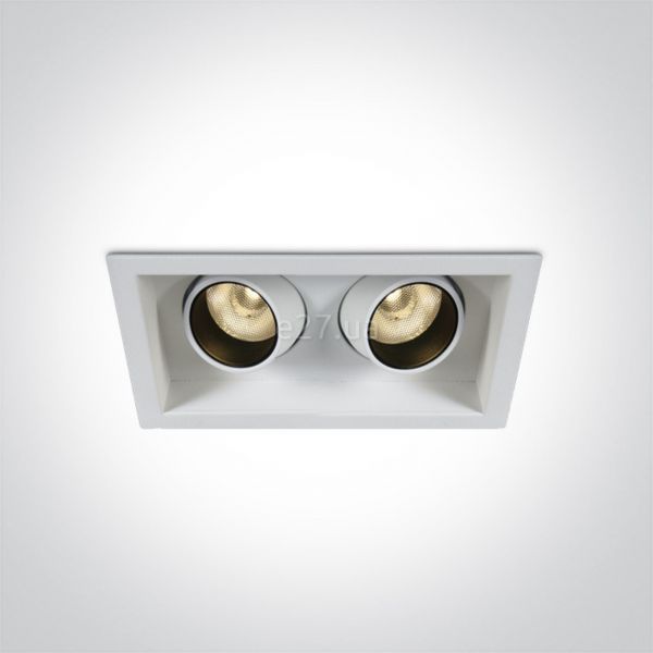 Точковий світильник One Light 51206M/W/W Moving Inner Cylinder Range