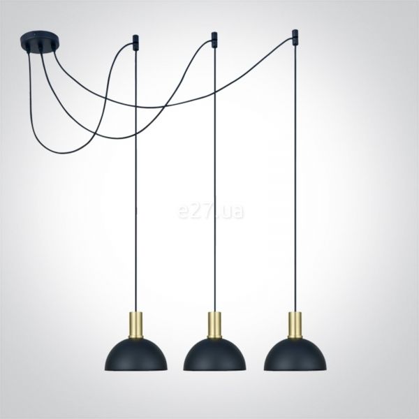 Підвісний світильник One Light 63140C/BBS E27 Round Pendants