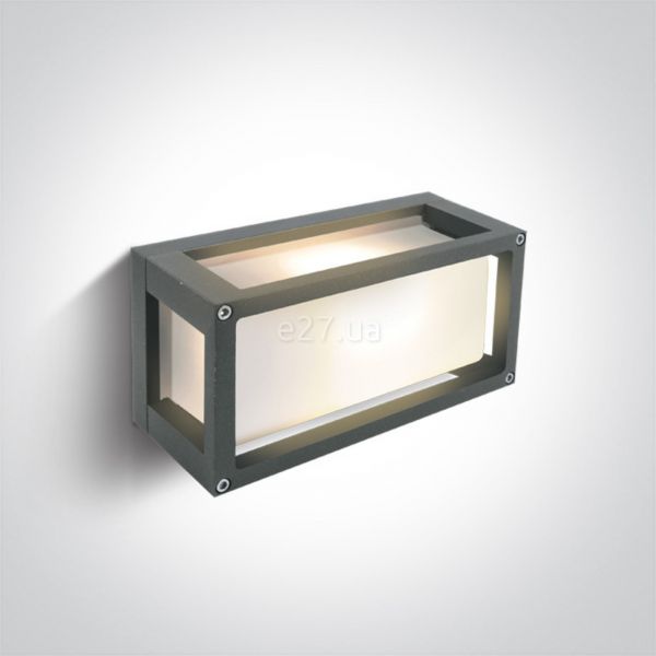 Настінний світильник One Light 67420/G Outdoor E27 Square Die cast