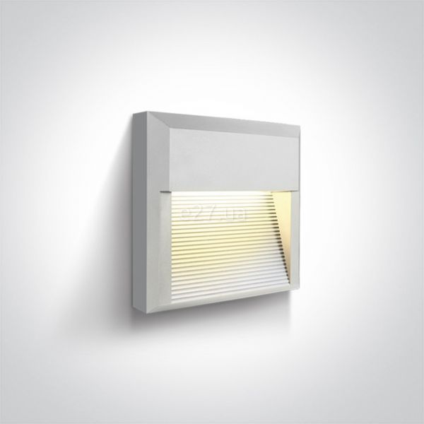 Настінний світильник One Light 67430A/W/W Outdoor Dark Lights