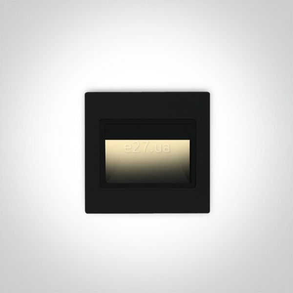 Настенный светильник One Light 68007/B/W Indoor Square Wall Recessed