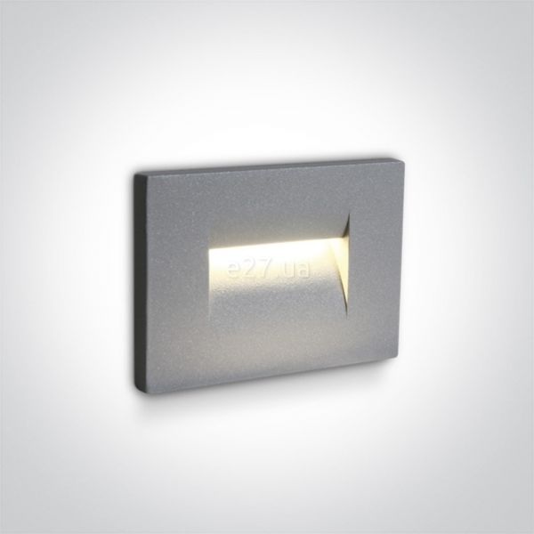 Настінний світильник One Light 68064/G/W Outdoor Dark Light Wall Recessed Die cast