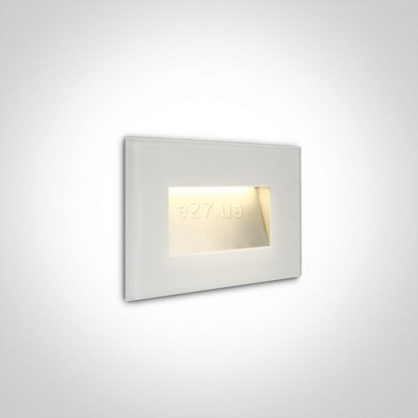 Настенный светильник One Light 68076/W/W The Glass Face Recessed Lights
