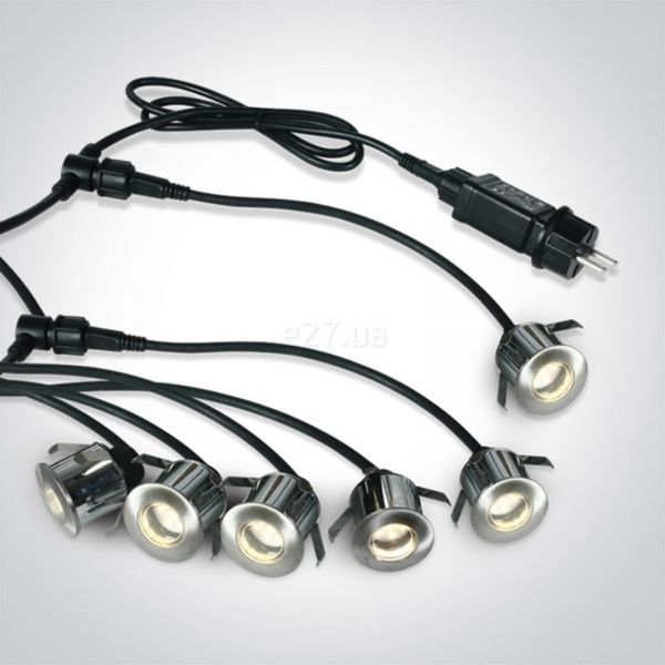 Грунтовий світильник One Light 69002A/W Inground Decking Sets