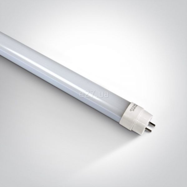 Лампа світлодіодна One Light 9026L/W потужністю 25W з серії T8 LED Tubes. Типорозмір — T8 з цоколем G13, температура кольору — 3000K