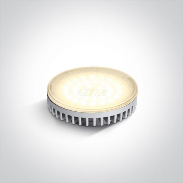 Лампа світлодіодна One Light 9F07L/W потужністю 7W. Типорозмір — GX53 з цоколем GX53, температура кольору — 3000K