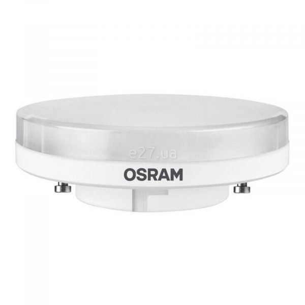 Лампа світлодіодна Osram 4058075106666 потужністю 7W з серії LED Star. Типорозмір — GX53 з цоколем GX53, температура кольору — 4000K