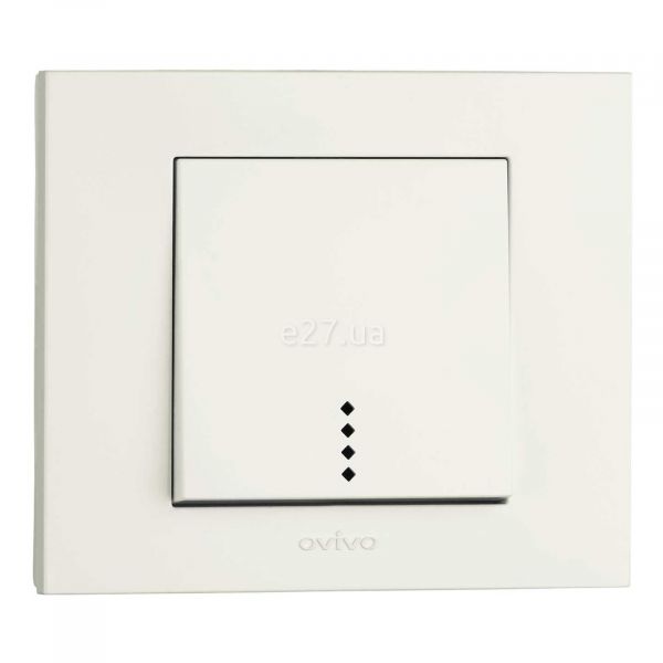 Выключатель 1-клавишный Ovivo 400-010200-201 Grano Natural