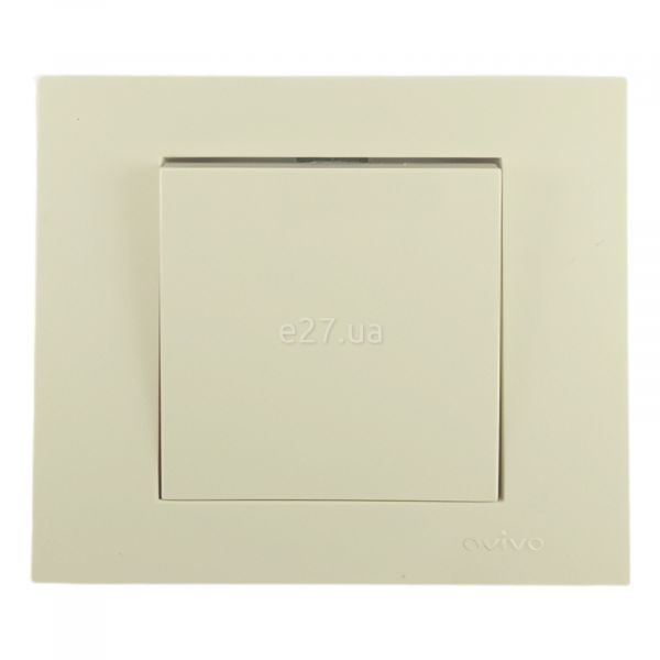Выключатель 1-клавишный Ovivo 400-020200-200 Grano Natural