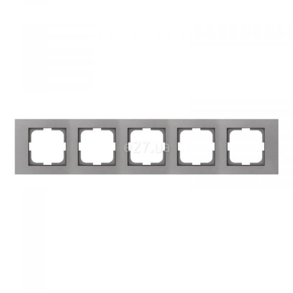 Рамка 5 постів Ovivo 400-130000-250 Grano Metallic