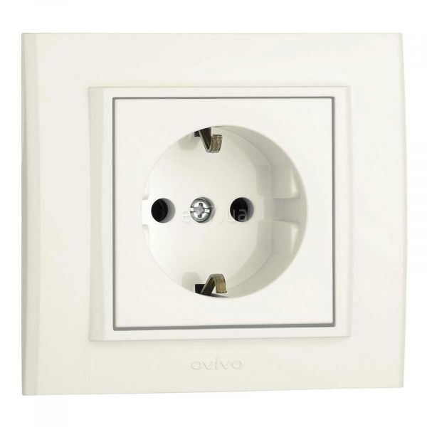 Розетка 220В Ovivo 401-010300-217 Mina Natural