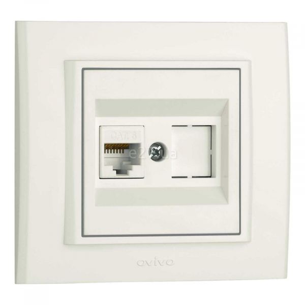 Розетка компьютерная Ovivo 401-010300-229 Mina Natural