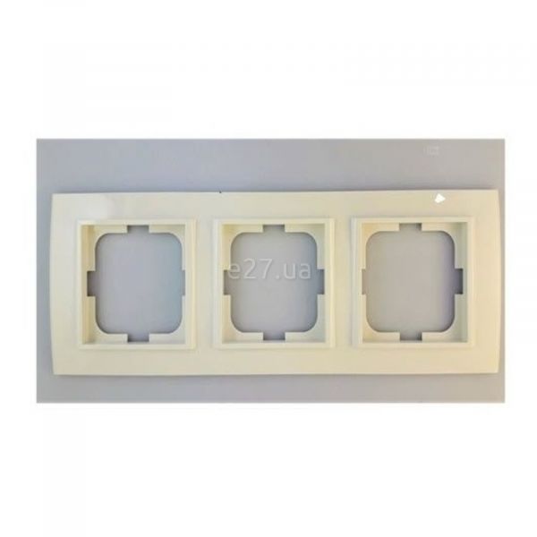 Рамка 3 поста Ovivo 401-020000-227 Mina Natural