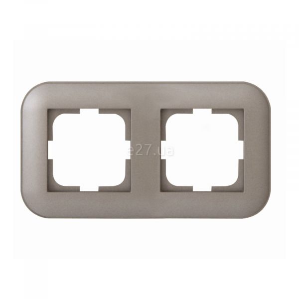 Рамка 2 поста Ovivo 404-130008-226 Prime Loft Metallic