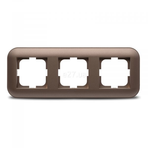 Рамка 3 поста Ovivo 404-190008-227 Prime Loft Metallic
