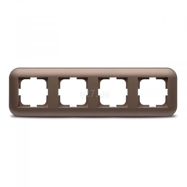 Рамка 4 поста Ovivo 404-190008-228 Prime Loft Metallic
