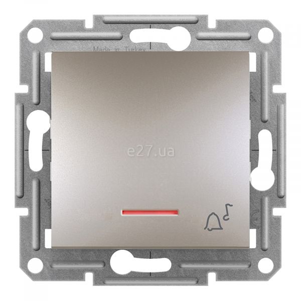 Вимикач без фіксації 1-клавішний Schneider Electric EPH1700169 Asfora