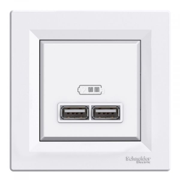 Розетка USB Schneider Electric EPH2700221 Asfora