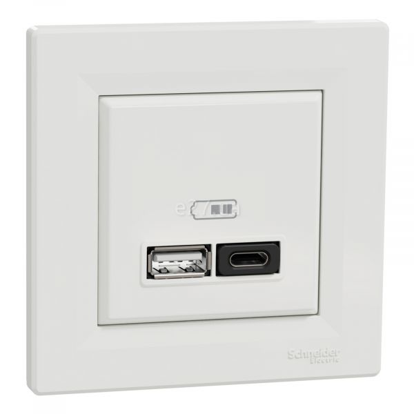 Розетка USB Schneider Electric EPH2700421 Asfora