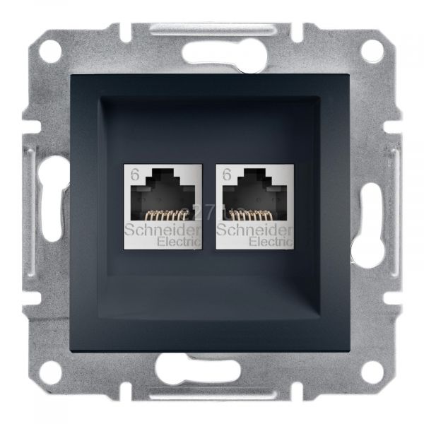 Розетка комп'ютерна Schneider Electric EPH4800171 Asfora