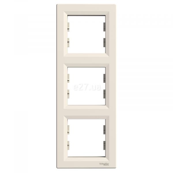 Рамка 3 поста вертикальна Schneider Electric EPH5810323 Asfora