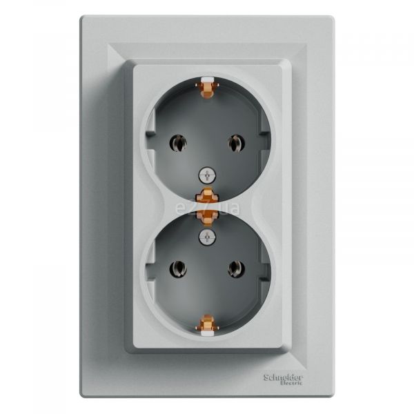 Розетка двойная 220В Schneider Electric EPH9900161 Asfora