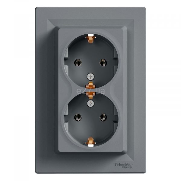 Розетка двойная 220В Schneider Electric EPH9900162 Asfora