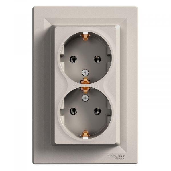 Розетка двойная 220В Schneider Electric EPH9900169 Asfora