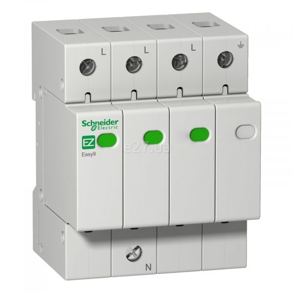 Пристрій захисту від імпульсних перенапруг (ПЗІП) Schneider Electric EZ9L33720 Easy9 400V, 20kA
