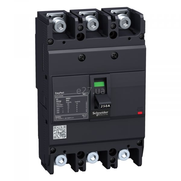 Автоматический выключатель Schneider Electric EZC250N3160 EasyPact EZC250N