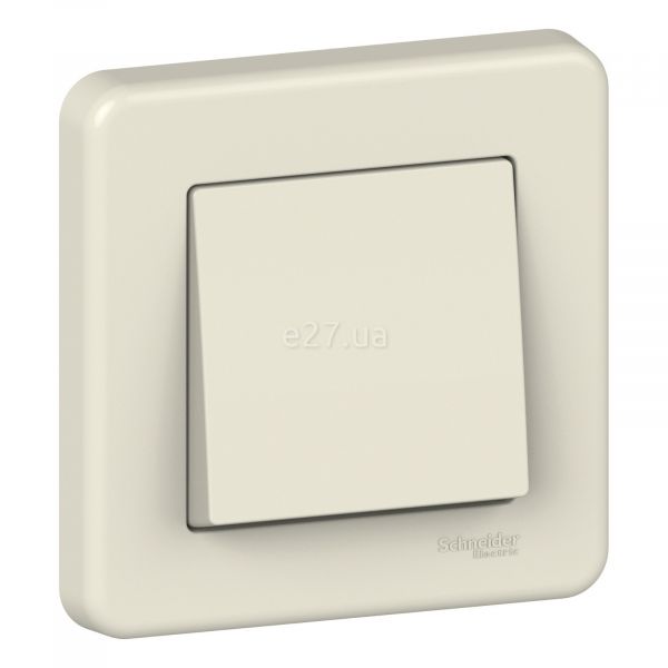 Вимикач 1-клавішний Schneider Electric LNA0100323 Leona