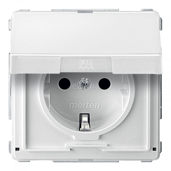 Розетка 220В Schneider Electric MTN2310-7219 Merten Aquadesign