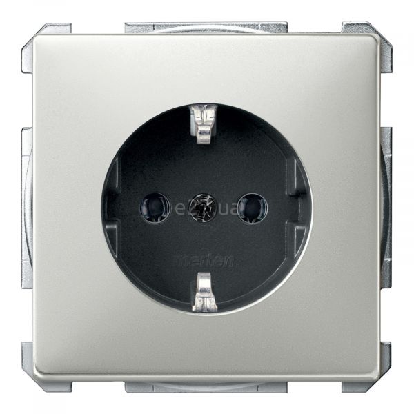 Розетка 220В Schneider Electric MTN2401-4146 Merten Artec