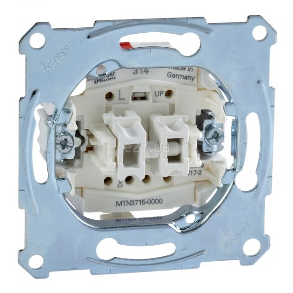 Вимикач для жалюзі Schneider Electric MTN3715-0000 Merten QuickFlex
