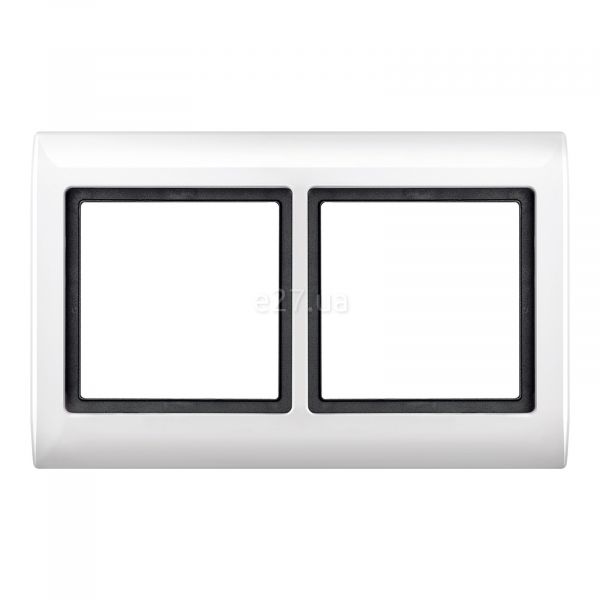 Рамка 2 поста Schneider Electric MTN400219 Merten Aquadesign
