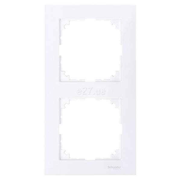 Рамка 2 поста Schneider Electric MTN4020-3625 Merten System M-Pure