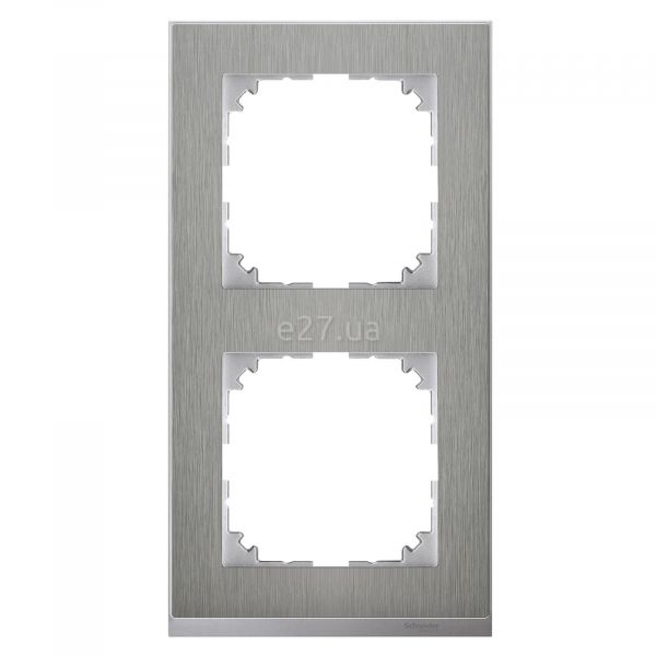 Рамка 2 поста Schneider Electric MTN4020-3646 Merten System M-Pure Decor