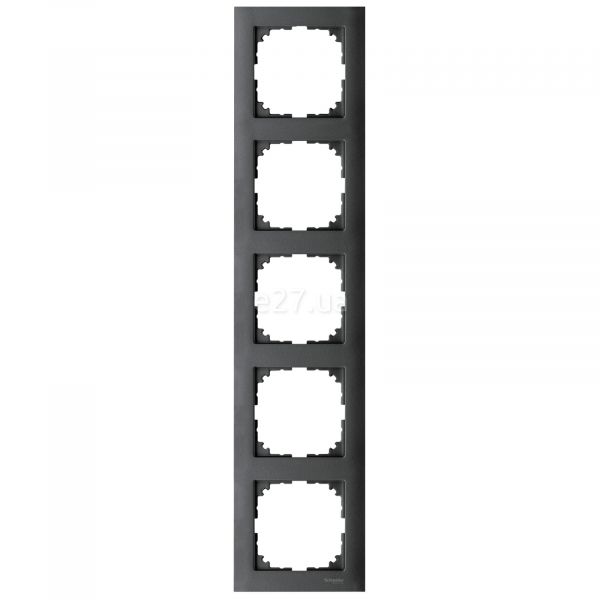 Рамка 5 постів Schneider Electric MTN4050-3614 Merten System M-Pure