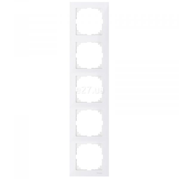 Рамка 5 постів Schneider Electric MTN4050-3619 Merten System M-Pure