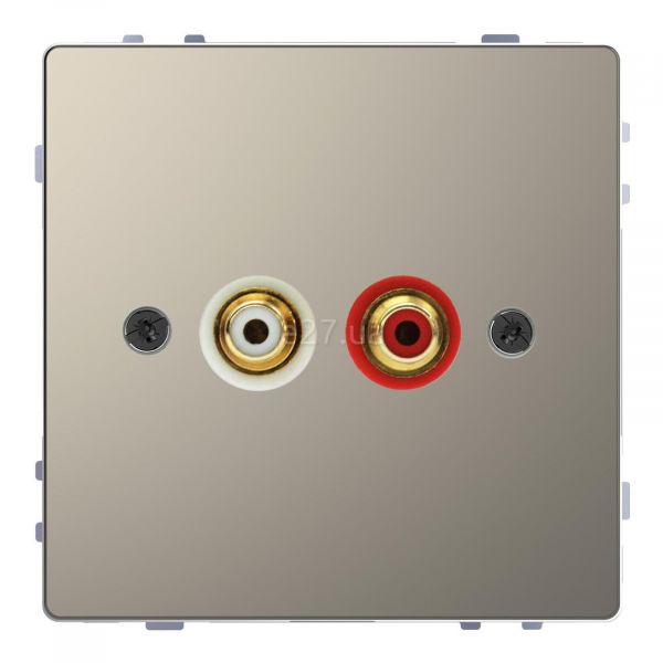 Розетка аудіо Schneider Electric MTN4350-6050 Merten D-Life